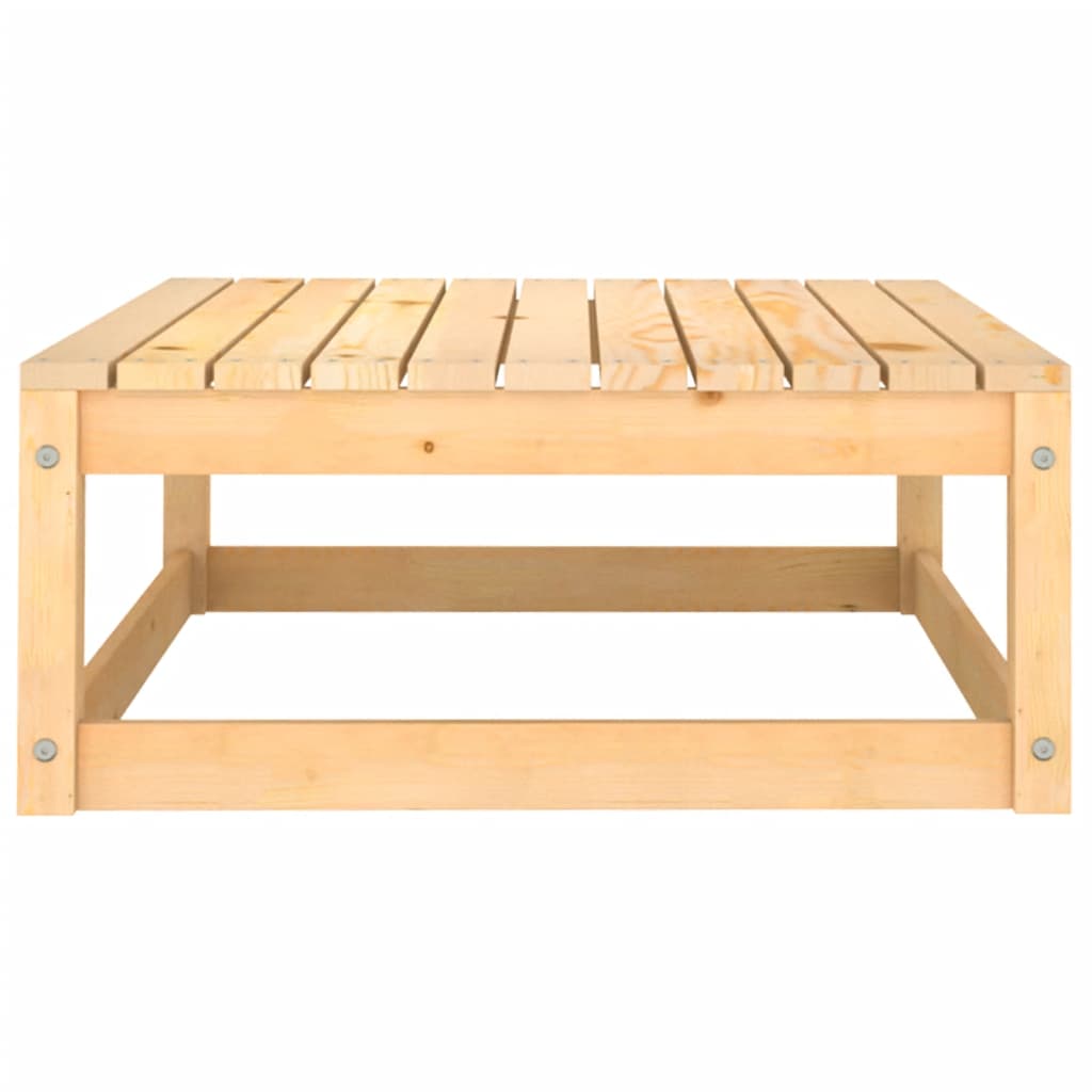 5-tlg. Garten-Lounge-Set mit Kissen Kiefer Massivholz